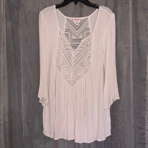 Mossimo Supply Co.(Target) 3/4 sleeve tan top